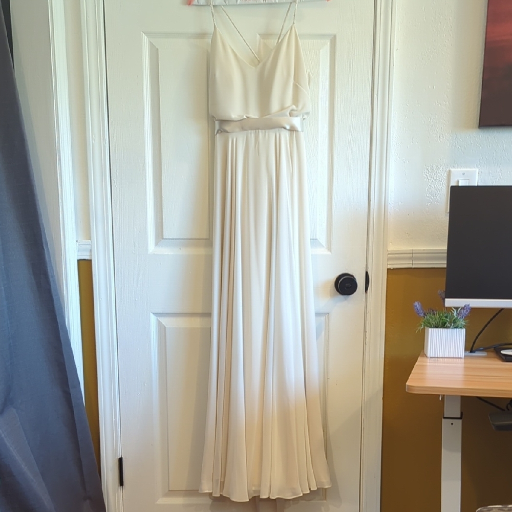 Jenny Yoo Cream Wedding Dress